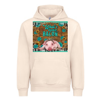 Sandshell whats shakin bacon baby pig Urban Hoodie - RanaPortraitStore