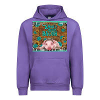 Tulip whats shakin bacon baby pig Urban Hoodie - RanaPortraitStore