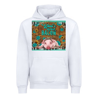 White whats shakin bacon baby pig Urban Hoodie - RanaPortraitStore