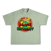 Oil Green feeling blacknificent Urban Heavy Tee - FaDigitalArtStudio