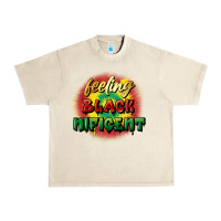 Sandshell feeling blacknificent Urban Heavy Tee - FaDigitalArtStudio