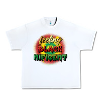 White feeling blacknificent Urban Heavy Tee - FaDigitalArtStudio