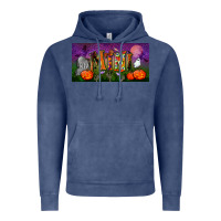 Vintage Denim halloween mini license plate Vintage Hoodie - BundleAndBundleShop
