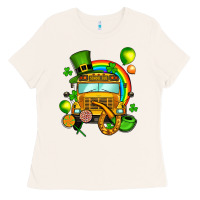 Bone St. Patrick's school bus Ladies Tee - OliviaCreatesArt