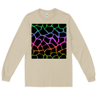 Mushroom giraffe glitter seamless pattern Long Sleeve Tee - BundleAndBundleShop