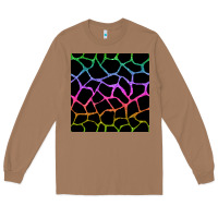 Toasted Coconut giraffe glitter seamless pattern Long Sleeve Tee - BundleAndBundleShop