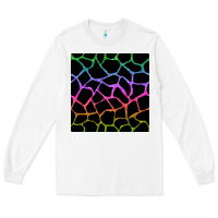 White giraffe glitter seamless pattern Long Sleeve Tee - BundleAndBundleShop