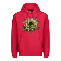 Cardinal sun   fill purple sunflower Premium Hoodie - LillyAllenDesigns