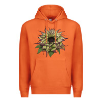 Carrot sun   fill purple sunflower Premium Hoodie - LillyAllenDesigns