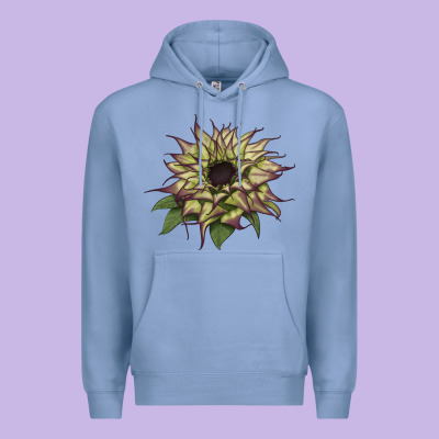 Sun   Fill Purple Sunflower Premium Hoodie Designed By Lillyallendesigns