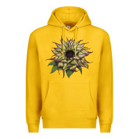 Lemon sun   fill purple sunflower Premium Hoodie - LillyAllenDesigns