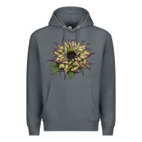 Rock sun   fill purple sunflower Premium Hoodie - LillyAllenDesigns