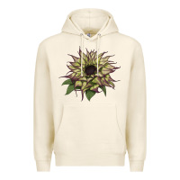 Tofu sun   fill purple sunflower Premium Hoodie - LillyAllenDesigns