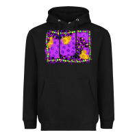 Black mardi gras background Heavyweight Hoodie - JahusDesignShop