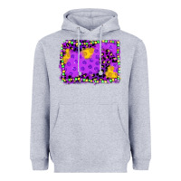 Heather Grey mardi gras background Heavyweight Hoodie - JahusDesignShop
