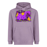 Lavender mardi gras background Heavyweight Hoodie - JahusDesignShop