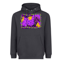 Smoke mardi gras background Heavyweight Hoodie - JahusDesignShop