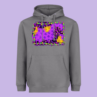 Mardi Gras Background Heavyweight Hoodie Designed By Jahusdesignshop