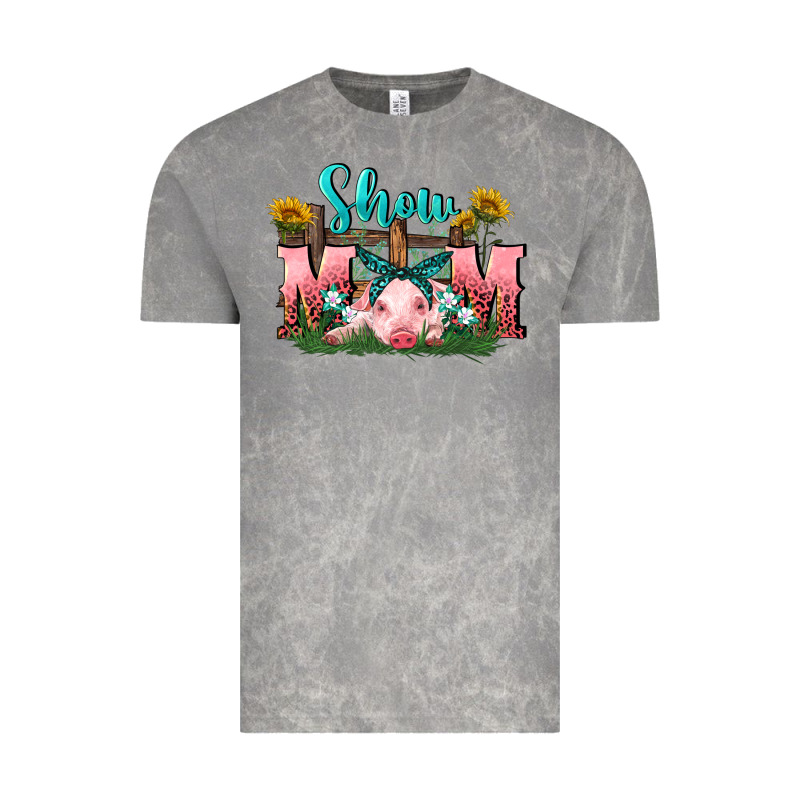 Show Mom Pig Mother's Day Vintage Tee by FaDigitalArtStudio | Teevron