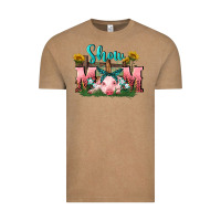 Vintage Coffee Show mom pig Mother's Day Vintage Tee - FaDigitalArtStudio