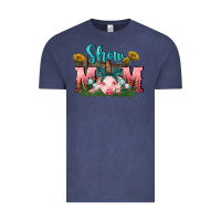 Vintage Denim Show mom pig Mother's Day Vintage Tee - FaDigitalArtStudio