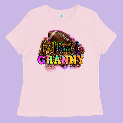 Football Granny Ladies Tee Designed By Oliviacreatesart