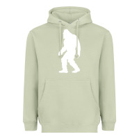 Matcha bigfoot walking silhouette Heavyweight Hoodie - artisFamous
