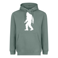 Sage bigfoot walking silhouette Heavyweight Hoodie - artisFamous