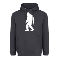 Smoke bigfoot walking silhouette Heavyweight Hoodie - artisFamous
