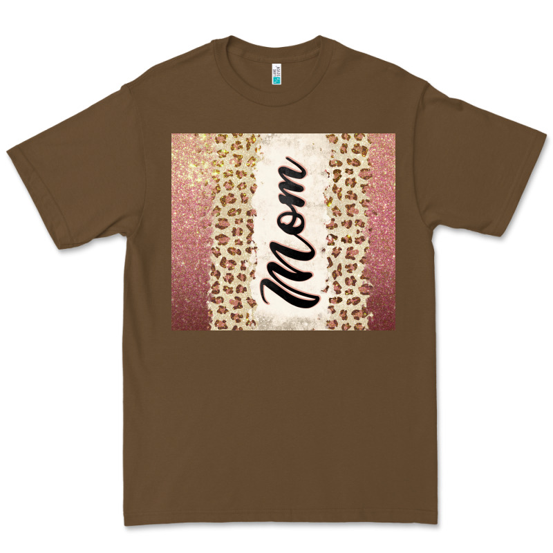 Rose Gold Mom Leopard Glitter Premium Tee by CowGirlArtShop | Teevron