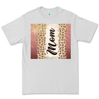 Dove Grey Rose gold mom leopard glitter Premium Tee - CowGirlArtShop