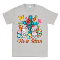 Moon Dust He is risen with Cross Easter Day Classic Tee - HowdyJamesFarm