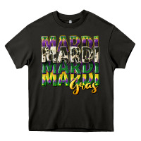 Asphalt cowhide mardi gras Heavy Core Tee - CowGirlArtShop