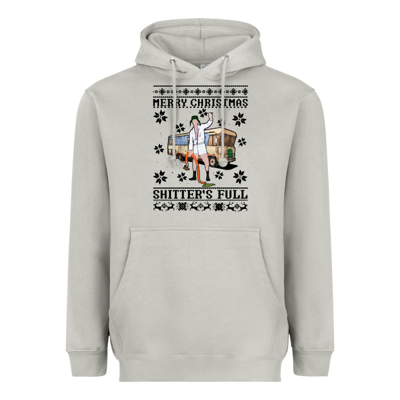 Merry Christmas Shitters Full Heavyweight Hoodie by artisFamous | Teevron