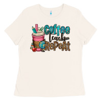 Bone coffee teach repeat Ladies Tee - OliviaCreatesArt