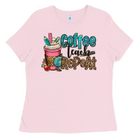 Coffee Teach Repeat Ladies Tee | Teevron