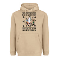 Mushroom merry christmas shitters full Heavyweight Hoodie - artisFamous