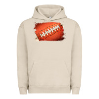 Pigment French Oak American football brushstroke Urban Hoodie - RanaPortraitStore