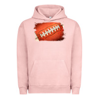 Pigment Salmon American football brushstroke Urban Hoodie - RanaPortraitStore
