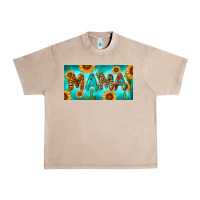 French Oak western mama with sunflowers and cactus Urban Heavy Tee - RanaPortraitStore