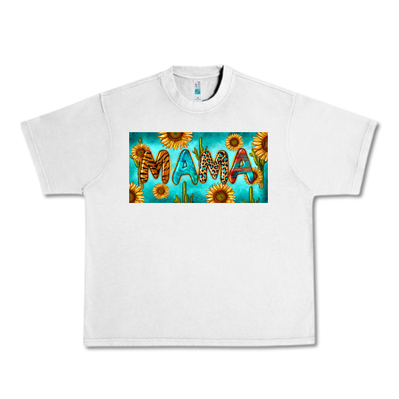 Western Mama With Sunflowers And Cactus Urban Heavy Tee by RanaPortraitStore | Teevron