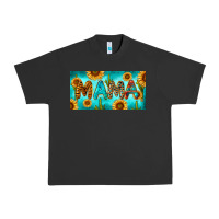 Pigment Black western mama with sunflowers and cactus Urban Heavy Tee - RanaPortraitStore