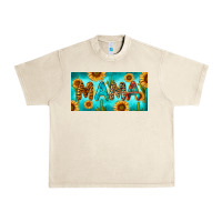 Sandshell western mama with sunflowers and cactus Urban Heavy Tee - RanaPortraitStore