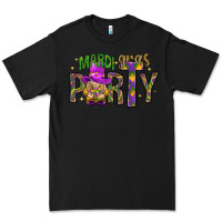 Black Mardi Gras party Premium Tee - HowdyJamesFarm