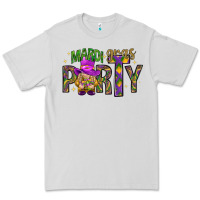 Dove Grey Mardi Gras party Premium Tee - HowdyJamesFarm