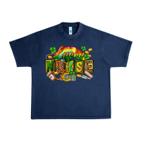 Navy lucky nurse Urban Heavy Tee - FaDigitalArtStudio