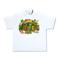 White lucky nurse Urban Heavy Tee - FaDigitalArtStudio