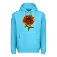 Ocean Blue The  Sunflower Premium Hoodie - LillyAllenDesigns