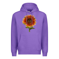Purple The  Sunflower Premium Hoodie - LillyAllenDesigns