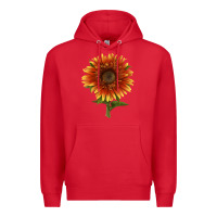 Red The  Sunflower Premium Hoodie - LillyAllenDesigns